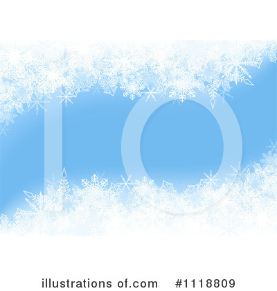 Royalty-Free (RF) Snowflake Background Clipart Illustration by dero - Stock Sample #1118809