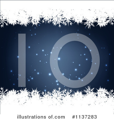 Royalty-Free (RF) Snowflake Background Clipart Illustration by vectorace - Stock Sample #1137283