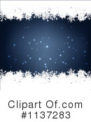 Snowflake Background Clipart #1137283 by vectorace