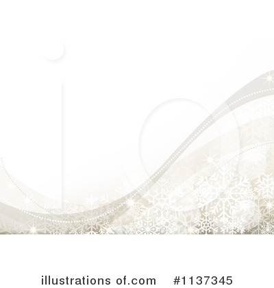 Royalty-Free (RF) Snowflake Background Clipart Illustration by dero - Stock Sample #1137345