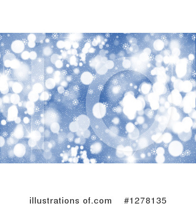 Royalty-Free (RF) Snowflake Background Clipart Illustration by KJ Pargeter - Stock Sample #1278135