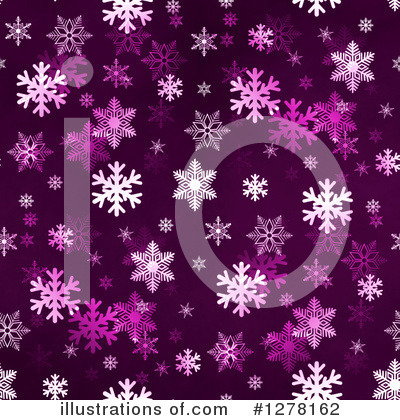 Royalty-Free (RF) Snowflake Background Clipart Illustration by oboy - Stock Sample #1278162
