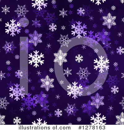 Snowflake Background Clipart #1278163 by oboy