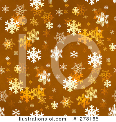 Royalty-Free (RF) Snowflake Background Clipart Illustration by oboy - Stock Sample #1278165