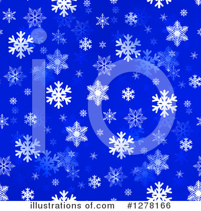 Royalty-Free (RF) Snowflake Background Clipart Illustration by oboy - Stock Sample #1278166