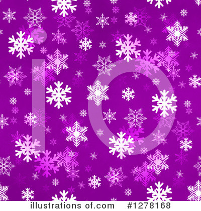 Royalty-Free (RF) Snowflake Background Clipart Illustration by oboy - Stock Sample #1278168