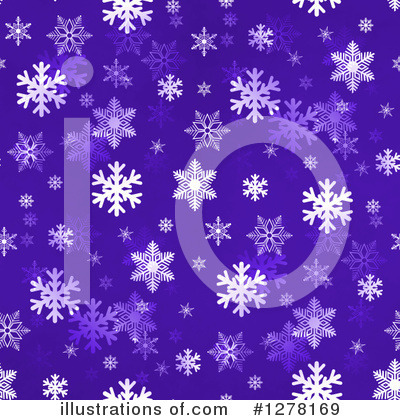 Snowflake Background Clipart #1278169 by oboy