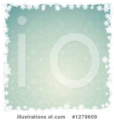 Royalty-Free (RF) Snowflake Background Clipart Illustration by KJ Pargeter - Stock Sample #1279609