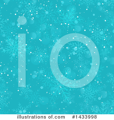 Royalty-Free (RF) Snowflake Background Clipart Illustration by KJ Pargeter - Stock Sample #1433998