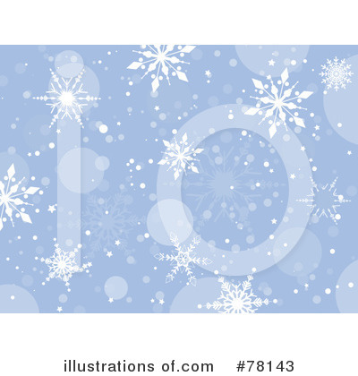 Royalty-Free (RF) Snowflake Background Clipart Illustration by KJ Pargeter - Stock Sample #78143