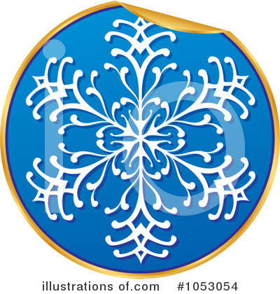 Royalty-Free (RF) Snowflake Clipart Illustration by Any Vector - Stock Sample #1053054