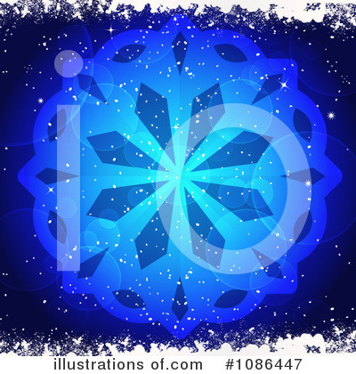Royalty-Free (RF) Snowflake Clipart Illustration by elaineitalia - Stock Sample #1086447