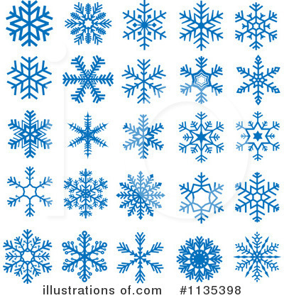 Royalty-Free (RF) Snowflake Clipart Illustration by dero - Stock Sample #1135398