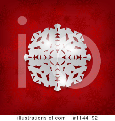 Royalty-Free (RF) Snowflake Clipart Illustration by KJ Pargeter - Stock Sample #1144192