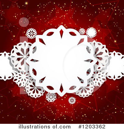 Royalty-Free (RF) Snowflake Clipart Illustration by elaineitalia - Stock Sample #1203362