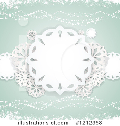 Royalty-Free (RF) Snowflake Clipart Illustration by elaineitalia - Stock Sample #1212358