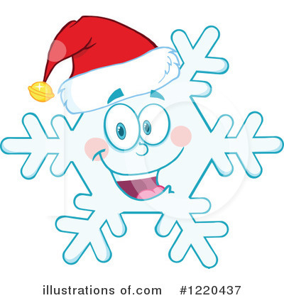 Royalty-Free (RF) Snowflake Clipart Illustration by Hit Toon - Stock Sample #1220437