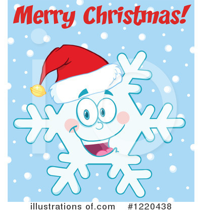 Royalty-Free (RF) Snowflake Clipart Illustration by Hit Toon - Stock Sample #1220438