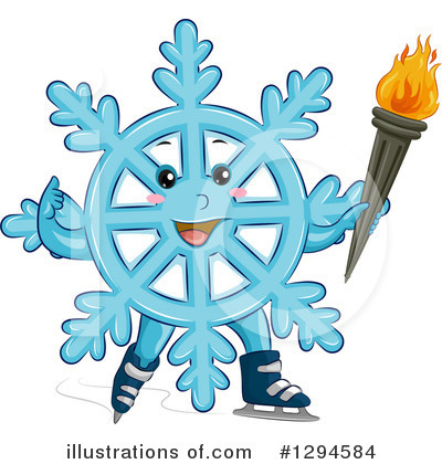 Royalty-Free (RF) Snowflake Clipart Illustration by BNP Design Studio - Stock Sample #1294584