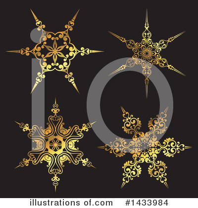 Royalty-Free (RF) Snowflake Clipart Illustration by KJ Pargeter - Stock Sample #1433984