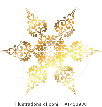 Royalty-Free (RF) Snowflake Clipart Illustration by KJ Pargeter - Stock Sample #1433988
