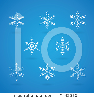 Royalty-Free (RF) Snowflake Clipart Illustration by cidepix - Stock Sample #1435754
