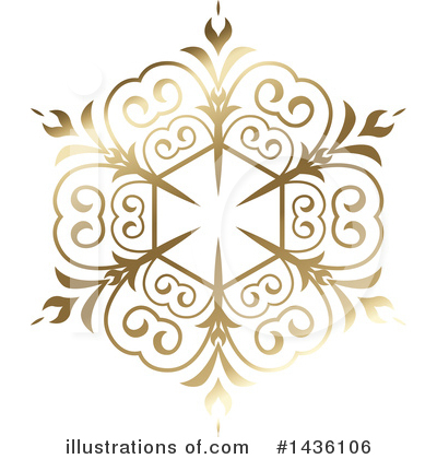 Royalty-Free (RF) Snowflake Clipart Illustration by KJ Pargeter - Stock Sample #1436106