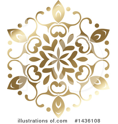 Royalty-Free (RF) Snowflake Clipart Illustration by KJ Pargeter - Stock Sample #1436108