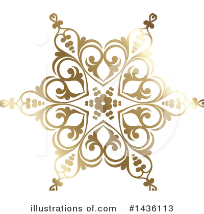 Royalty-Free (RF) Snowflake Clipart Illustration by KJ Pargeter - Stock Sample #1436113