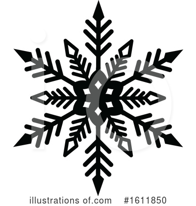 Royalty-Free (RF) Snowflake Clipart Illustration by dero - Stock Sample #1611850