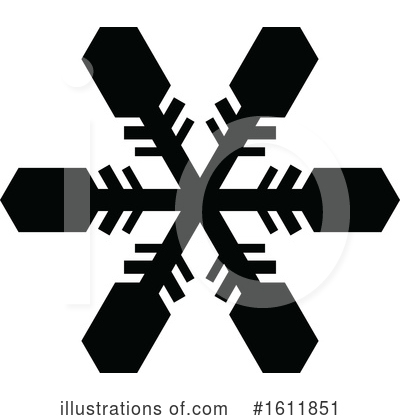 Royalty-Free (RF) Snowflake Clipart Illustration by dero - Stock Sample #1611851