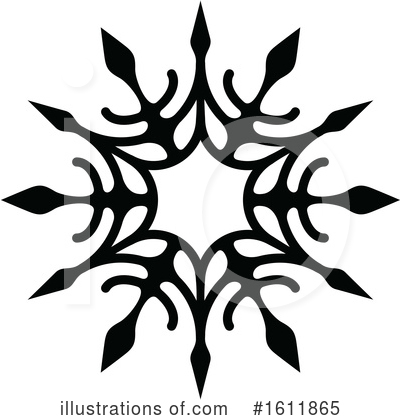 Royalty-Free (RF) Snowflake Clipart Illustration by dero - Stock Sample #1611865