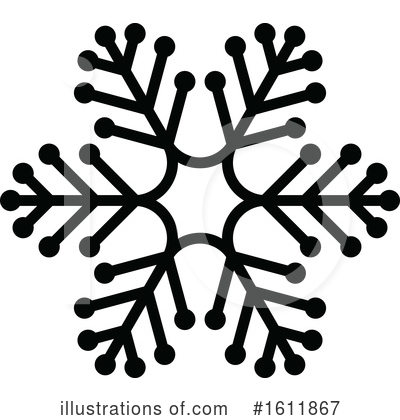 Royalty-Free (RF) Snowflake Clipart Illustration by dero - Stock Sample #1611867