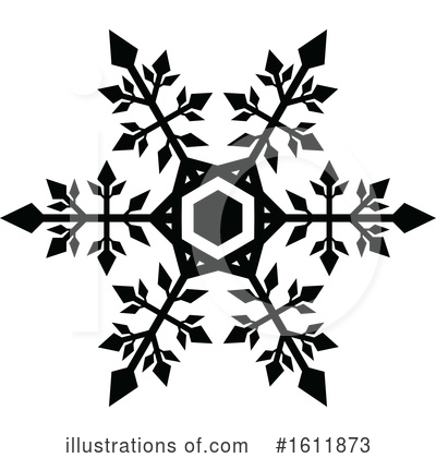 Royalty-Free (RF) Snowflake Clipart Illustration by dero - Stock Sample #1611873