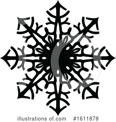 Royalty-Free (RF) Snowflake Clipart Illustration by dero - Stock Sample #1611878