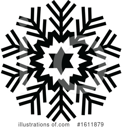 Royalty-Free (RF) Snowflake Clipart Illustration by dero - Stock Sample #1611879