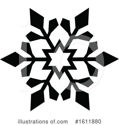 Royalty-Free (RF) Snowflake Clipart Illustration by dero - Stock Sample #1611880