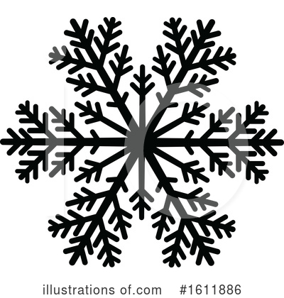 Royalty-Free (RF) Snowflake Clipart Illustration by dero - Stock Sample #1611886