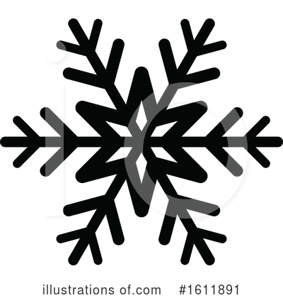 Royalty-Free (RF) Snowflake Clipart Illustration by dero - Stock Sample #1611891