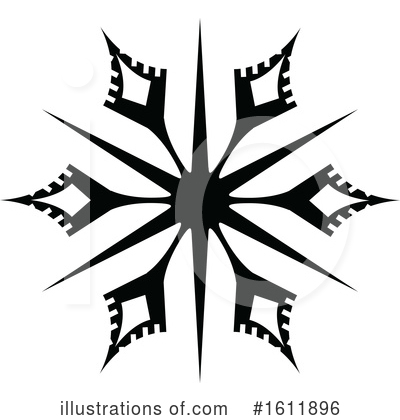 Royalty-Free (RF) Snowflake Clipart Illustration by dero - Stock Sample #1611896