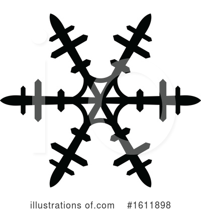 Royalty-Free (RF) Snowflake Clipart Illustration by dero - Stock Sample #1611898