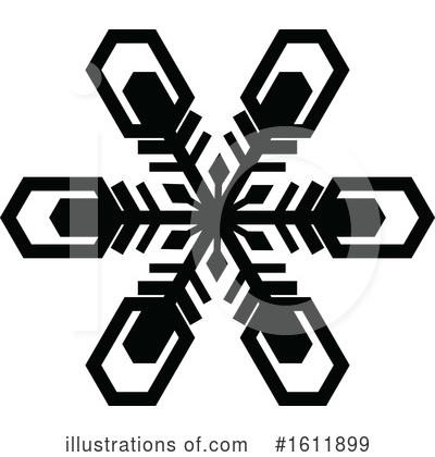 Royalty-Free (RF) Snowflake Clipart Illustration by dero - Stock Sample #1611899