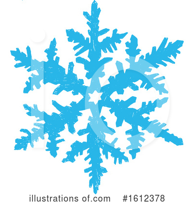 Snowflake Clipart #1612378 by Cherie Reve