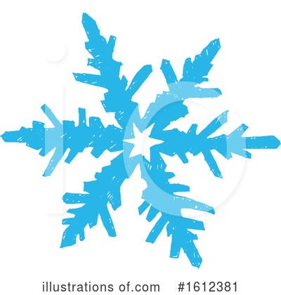 Royalty-Free (RF) Snowflake Clipart Illustration by Cherie Reve - Stock Sample #1612381