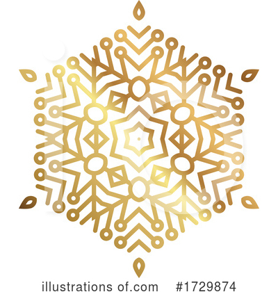Royalty-Free (RF) Snowflake Clipart Illustration by KJ Pargeter - Stock Sample #1729874