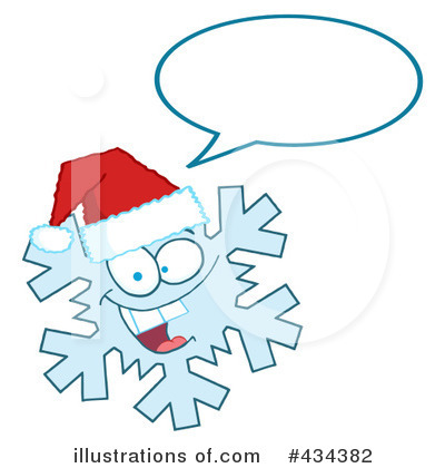 Royalty-Free (RF) Snowflake Clipart Illustration by Hit Toon - Stock Sample #434382