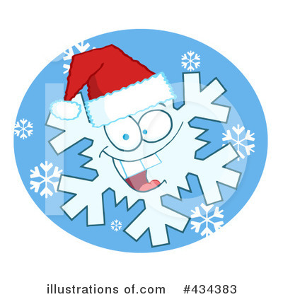 Royalty-Free (RF) Snowflake Clipart Illustration by Hit Toon - Stock Sample #434383