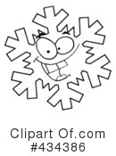 Snowflake Clipart #434386 by Hit Toon