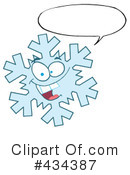 Snowflake Clipart #434387 by Hit Toon