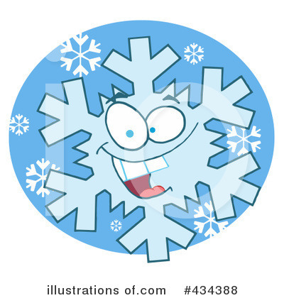 Snowflake Clipart #434388 by Hit Toon